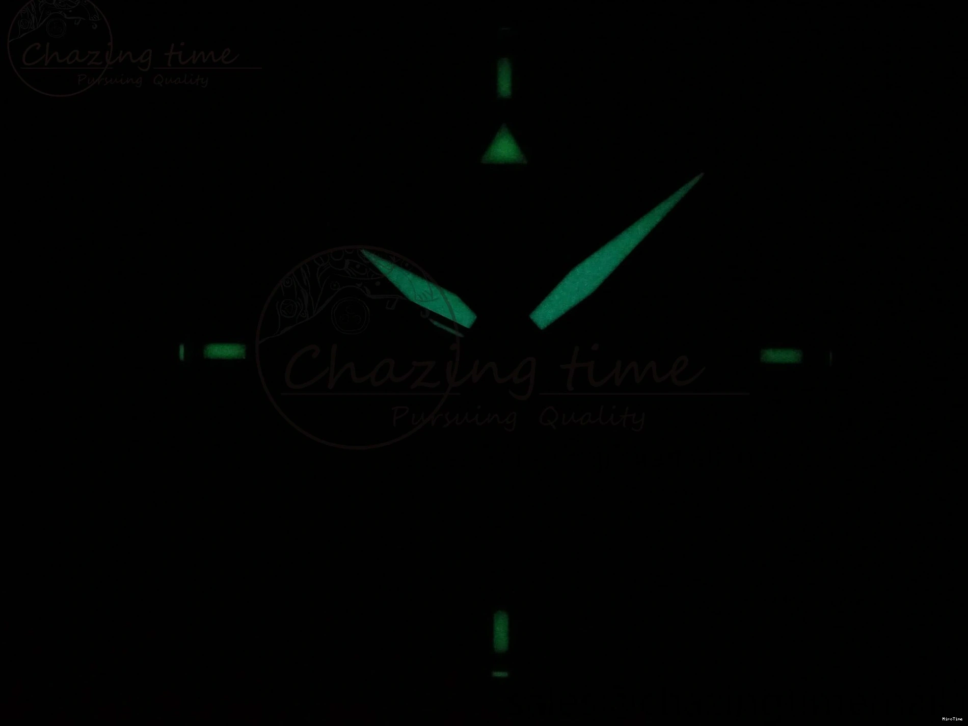 MIROTIME 1227 Pilot Mark XX BLSF 1:1 Best Edition Black Blue Dial on Blue Rubber Strap MIYOTA Sleek 6989